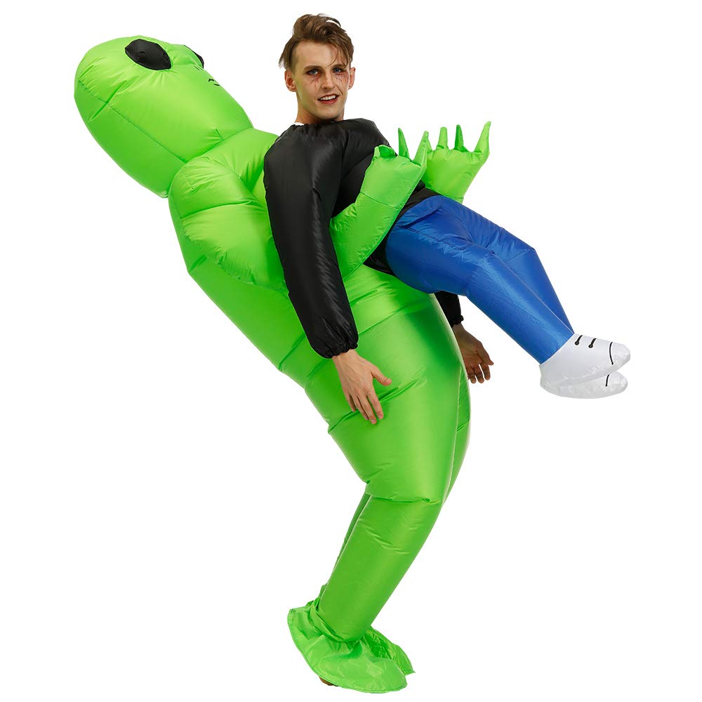 Buy Green Alien Inflatable Adult Costume | Yallatoys.com