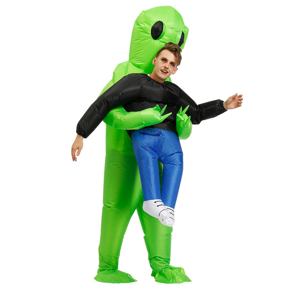 Buy Green Alien Inflatable Adult Costume | Yallatoys.com