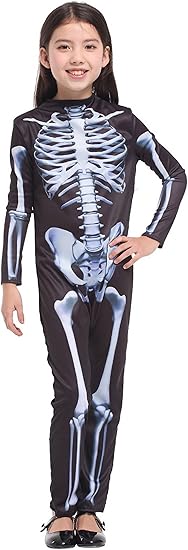 Buy Skeleton Girl Costume | Yallatoys.com