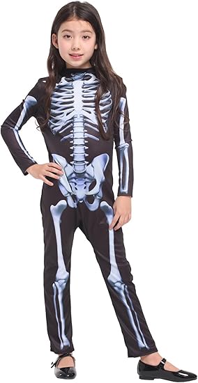 Buy Skeleton Girl Costume | Yallatoys.com