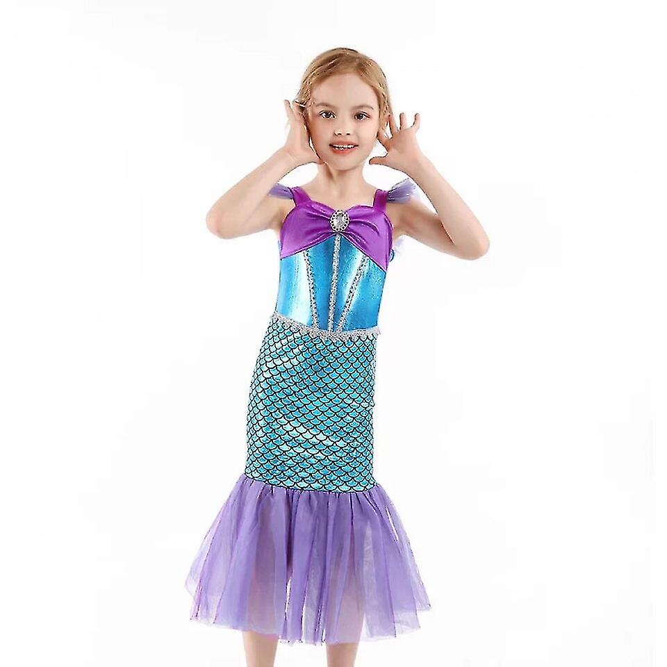 Buy Purple Mermaid Kids Costume | Yallatoys.com