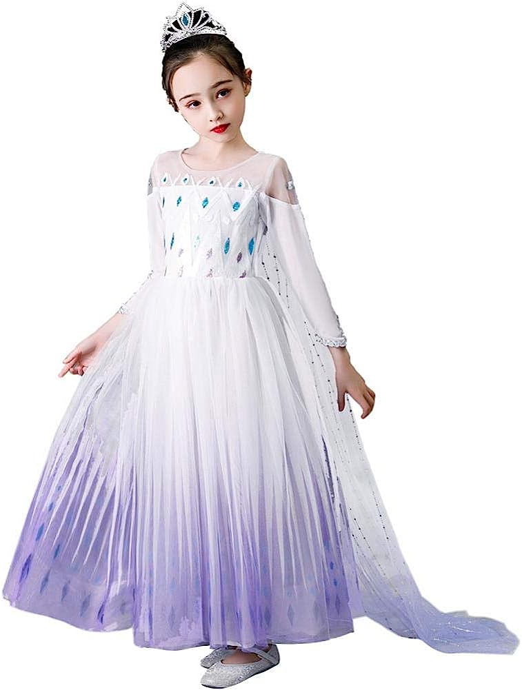 Buy Elsa 2 Princess Costume Ice Snow Queen Fancy Dress | Yallatoys.com
