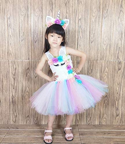 Buy Pastel Unicorn Tutu Dress for Kids with Headband | Yallatoys.com