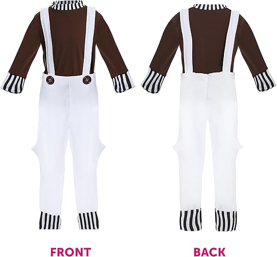 Buy Oompa Loompa Costume Charlie Chocolate Factory | Yallatoys.com