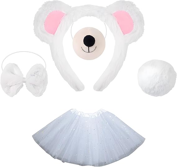 Buy Bear Costume White | Yallatoys.com