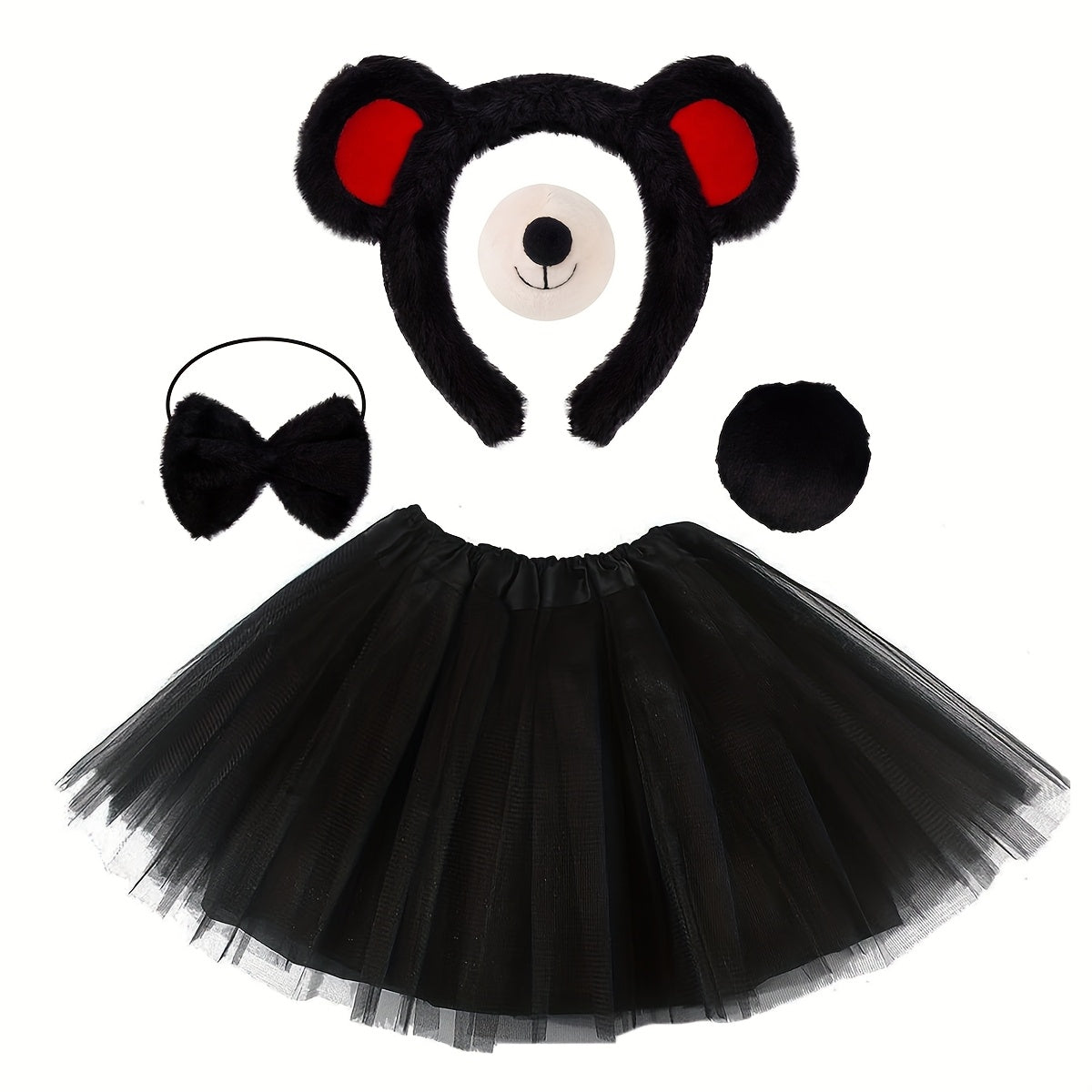Buy Bear Costume Black And Red | Yallatoys.com
