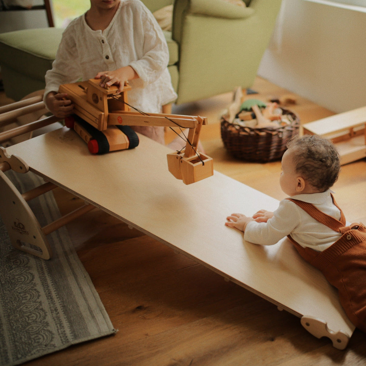 Kinderfeets Pikler Duo Ramp and Slide Kinderfeets Yallatoys
