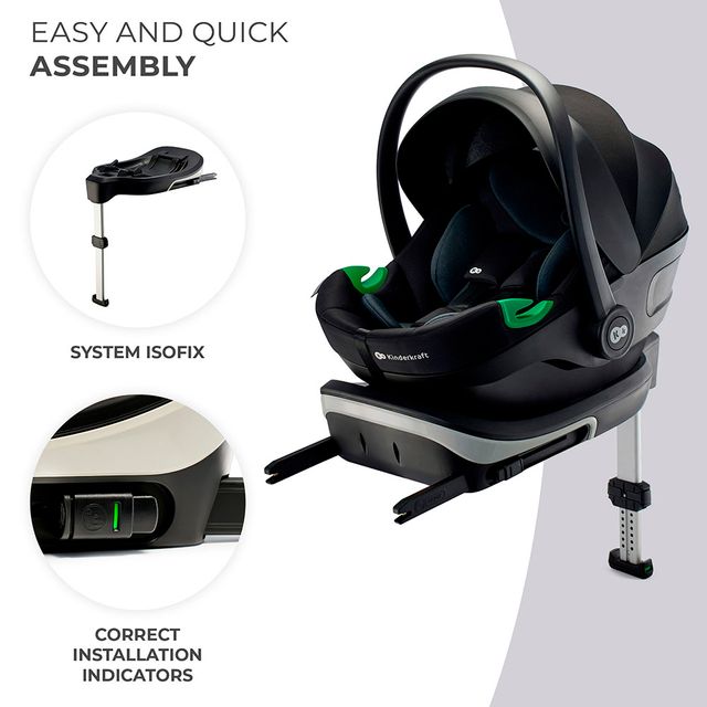 Kinderkraft I Care I Size  40-87 cm Car Seat Cool Grey Kinderkraft Yallatoys