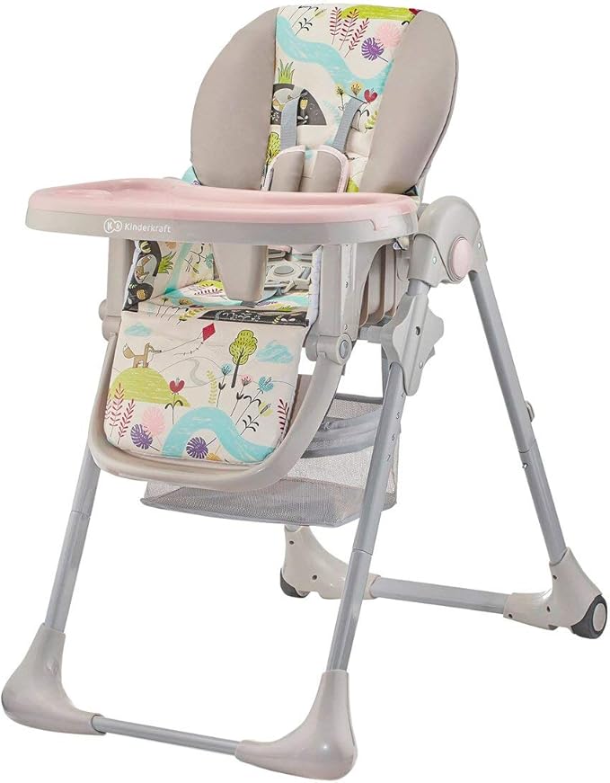 Kinderkraft Tastee High Chair Pink Kinderkraft Yallatoys