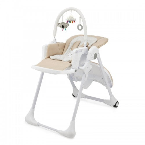 Kinderkraft 2 in 1 Tummie High Chair Beige Kinderkraft Yallatoys