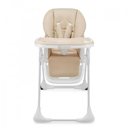 Kinderkraft 2 in 1 Tummie High Chair Beige Kinderkraft Yallatoys