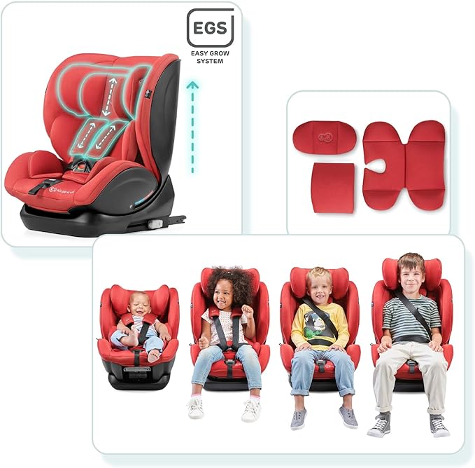 Kinderkraft Myway Car Seat With Isofix System Red Kinderkraft Yallatoys