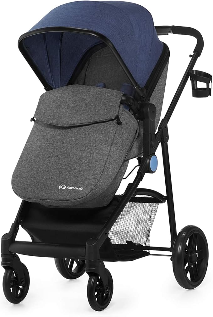 Kinderkraft Juli 3 in 1 Travel Stroller Demin Kinderkraft Yallatoys