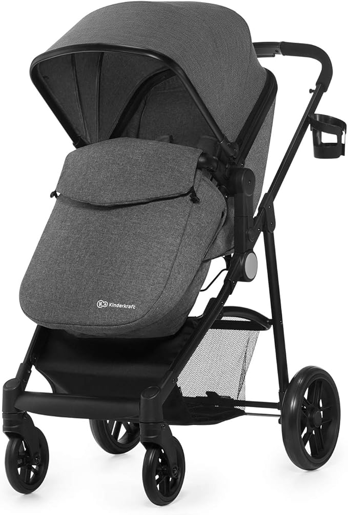 Kinderkraft Juli 3 in 1 Travel Stroller Grey Kinderkraft Yallatoys