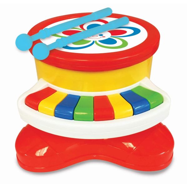 Buy Kiddieland My First Drum and Piano With Mallet | Yallatoys.com