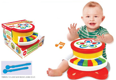 Buy Kiddieland My First Drum and Piano With Mallet | Yallatoys.com