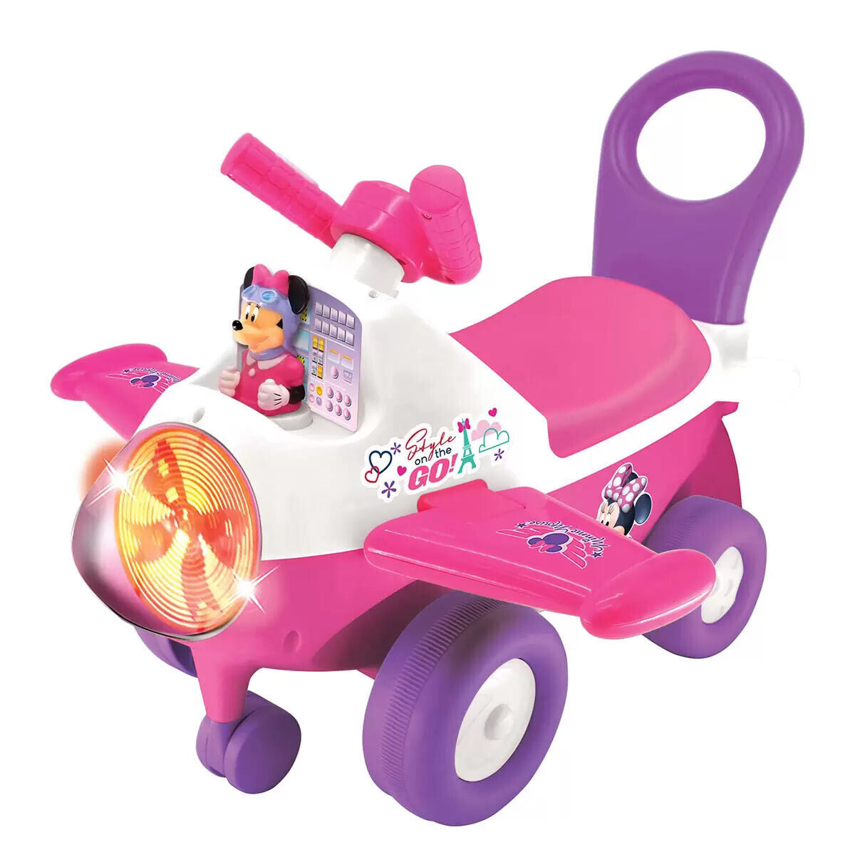 Buy Kiddieland Animated Lights Minnie Activity Plane | Yallatoys.com