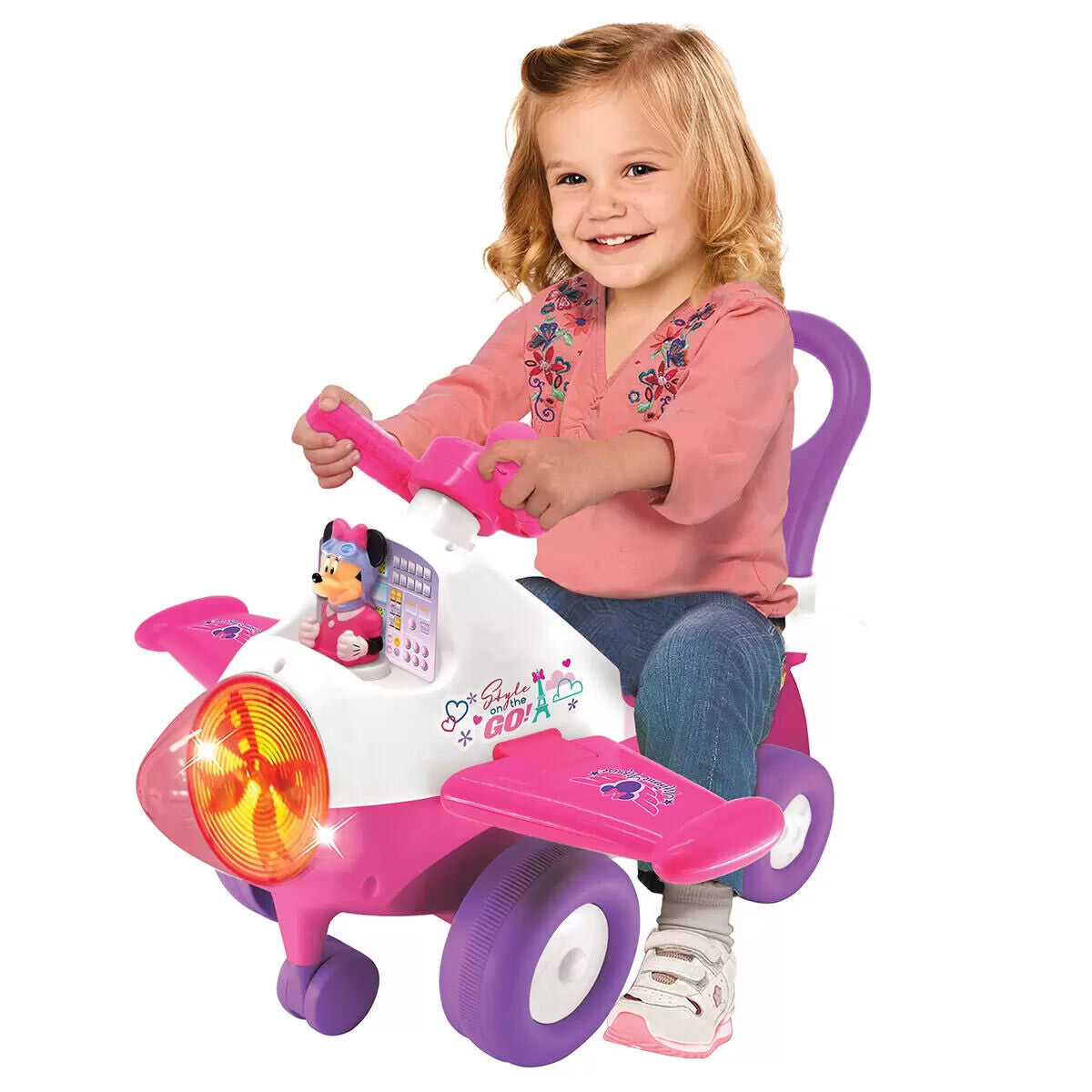 Buy Kiddieland Animated Lights Minnie Activity Plane | Yallatoys.com