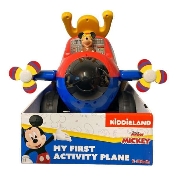 Buy Kiddieland Disney Lights and Sounds Activity Ride On Mickey Mouse Plane | Yallatoys.com