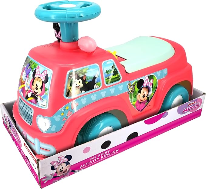 Buy Kiddieland Disney Minnie Mouse Camper Activity Ride On | Yallatoys.com