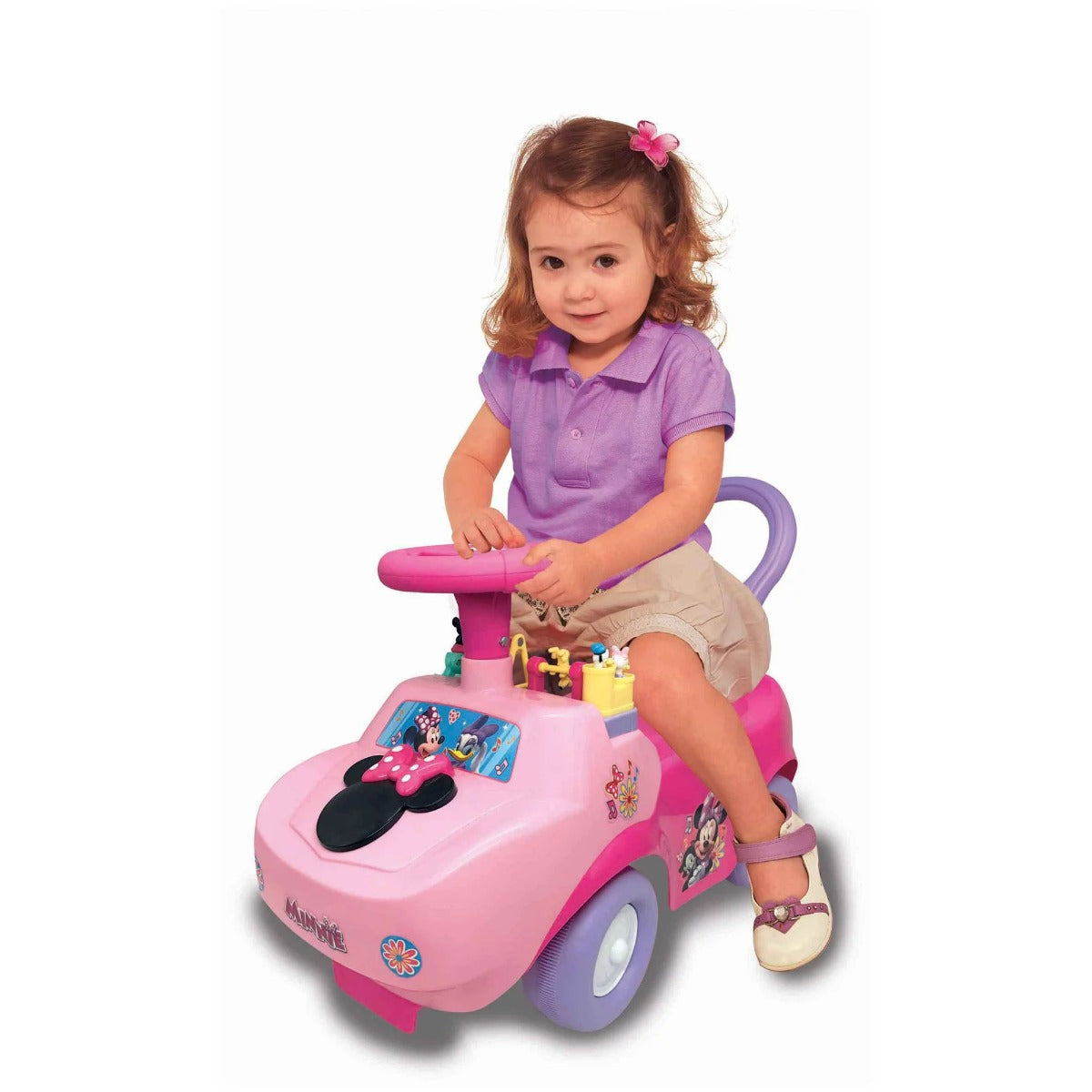 Buy Kiddieland Disney Minnie Mouse Playtime Light & Sound Activity Ride-On | Yallatoys.com