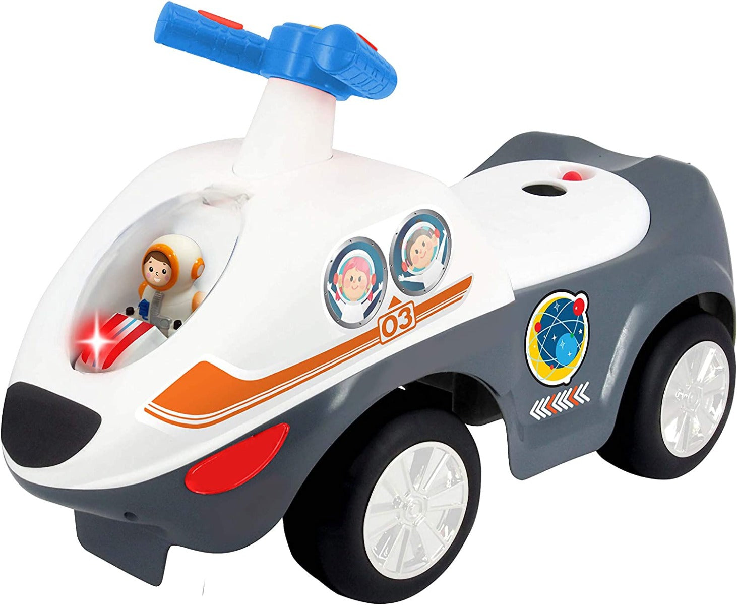 Buy Kiddieland Lights N Sounds Space Blaster Ride On Car | Yallatoys.com