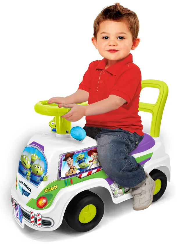 Buy Kiddieland Lights N Sounds Space Adventure Ride-On White | Yallatoys.com