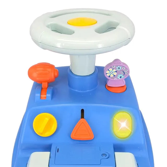 Buy Kiddieland Lights N' Sounds Stitchs Camper with Trailer Blue | Yallatoys.com