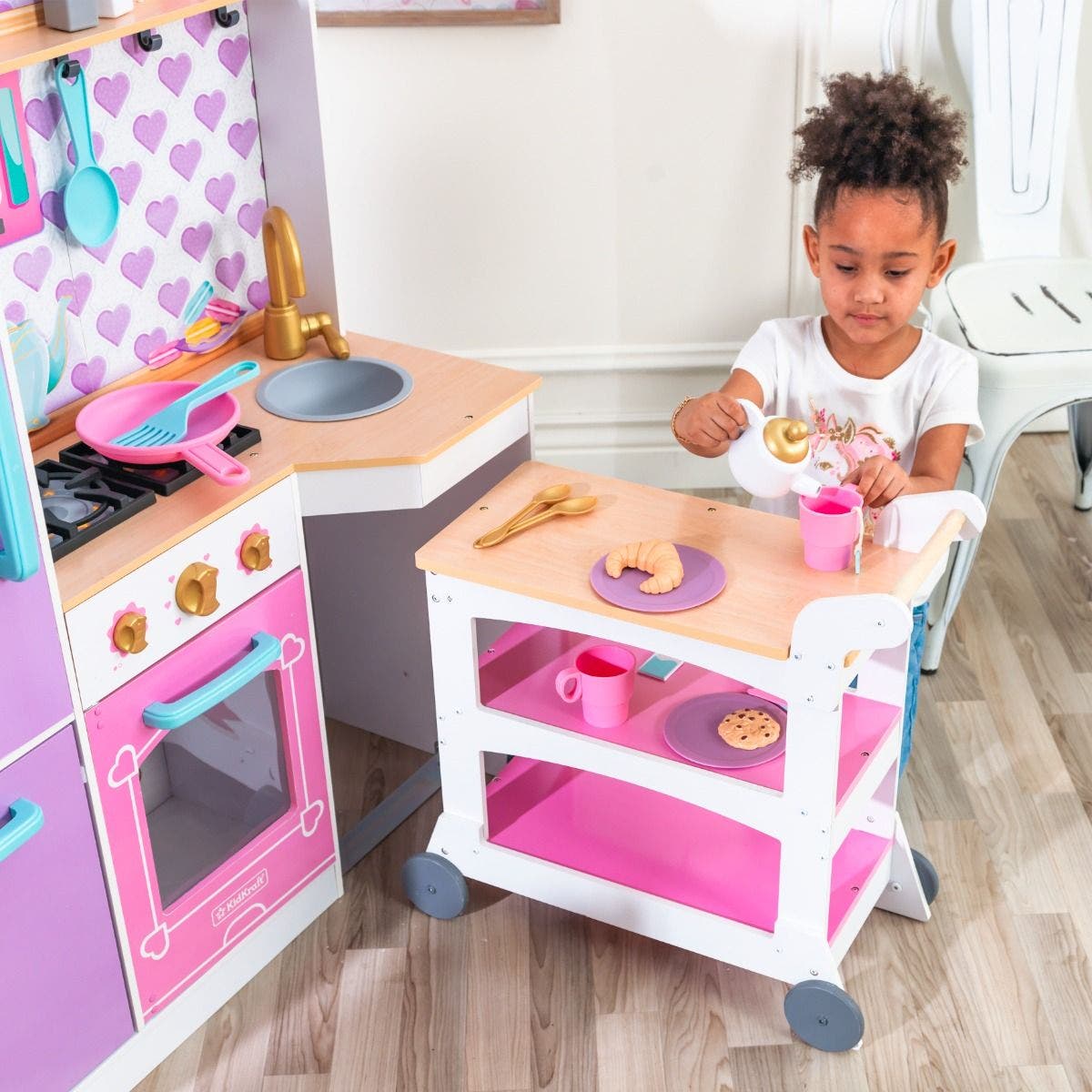 Buy Kidkraft Sweet Snack Time Cart & Play Kitchen | Yallatoys.com
