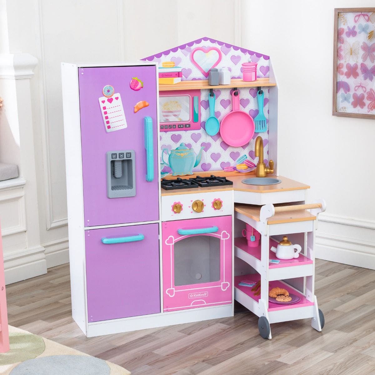 Buy Kidkraft Sweet Snack Time Cart & Play Kitchen | Yallatoys.com