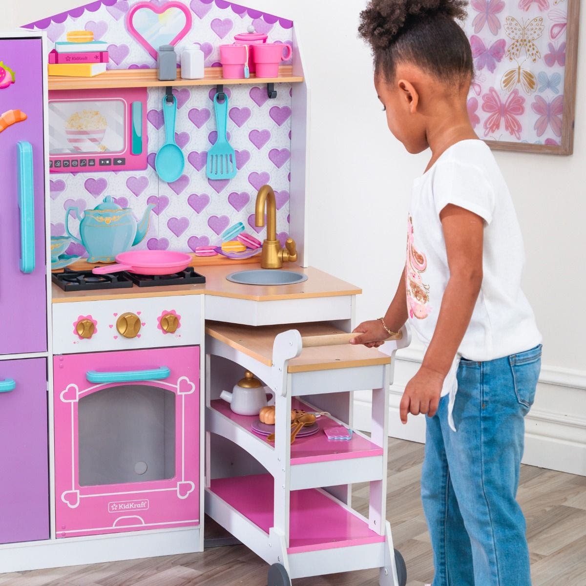 Buy Kidkraft Sweet Snack Time Cart & Play Kitchen | Yallatoys.com