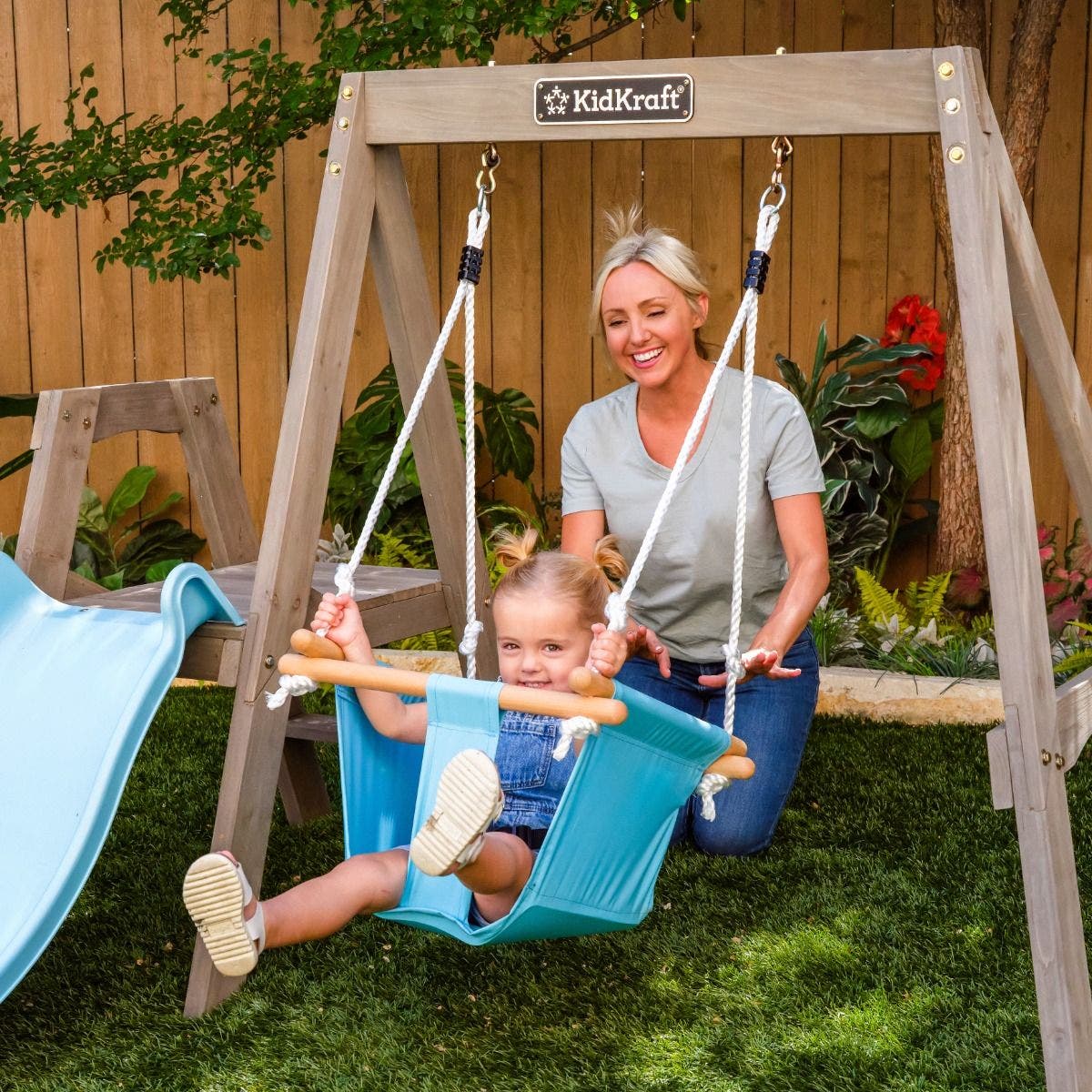Buy Kidkraft First Play Wooden Swing Set | Yallatoys.com