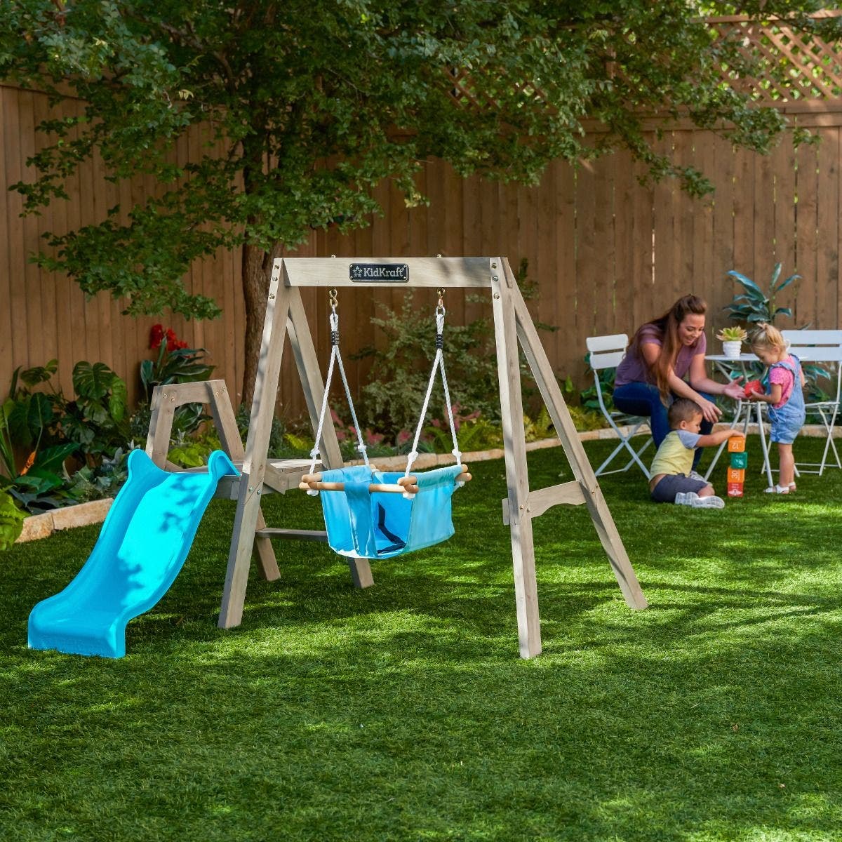 Buy Kidkraft First Play Wooden Swing Set | Yallatoys.com