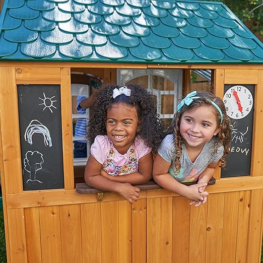 Buy KidKraft Garden View Wooden Playhouse | Yallatoys.com