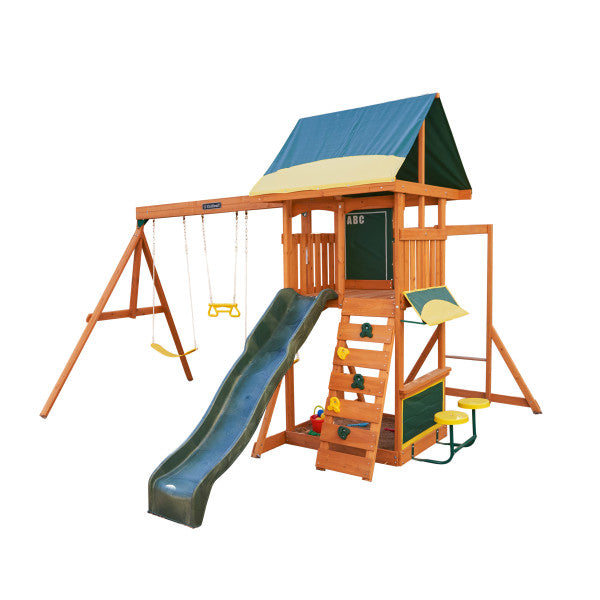 Buy Kidkraft Brightside Wooden Swing Set / Playset | Yallatoys.com
