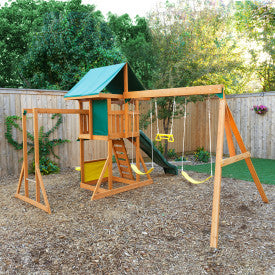 Buy Kidkraft Brightside Wooden Swing Set / Playset | Yallatoys.com