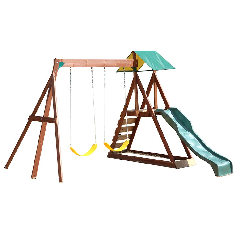 Buy Kidkraft Sunview II Wooden Swing Playground Playset | Yallatoys.com