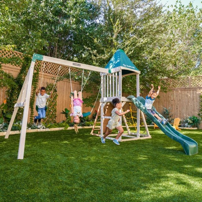 Buy Kidkraft Emerald Challenge Swing Set | Yallatoys.com