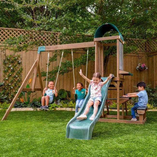 Buy Kidkraft Wilderness Point Swing Set | Yallatoys.com