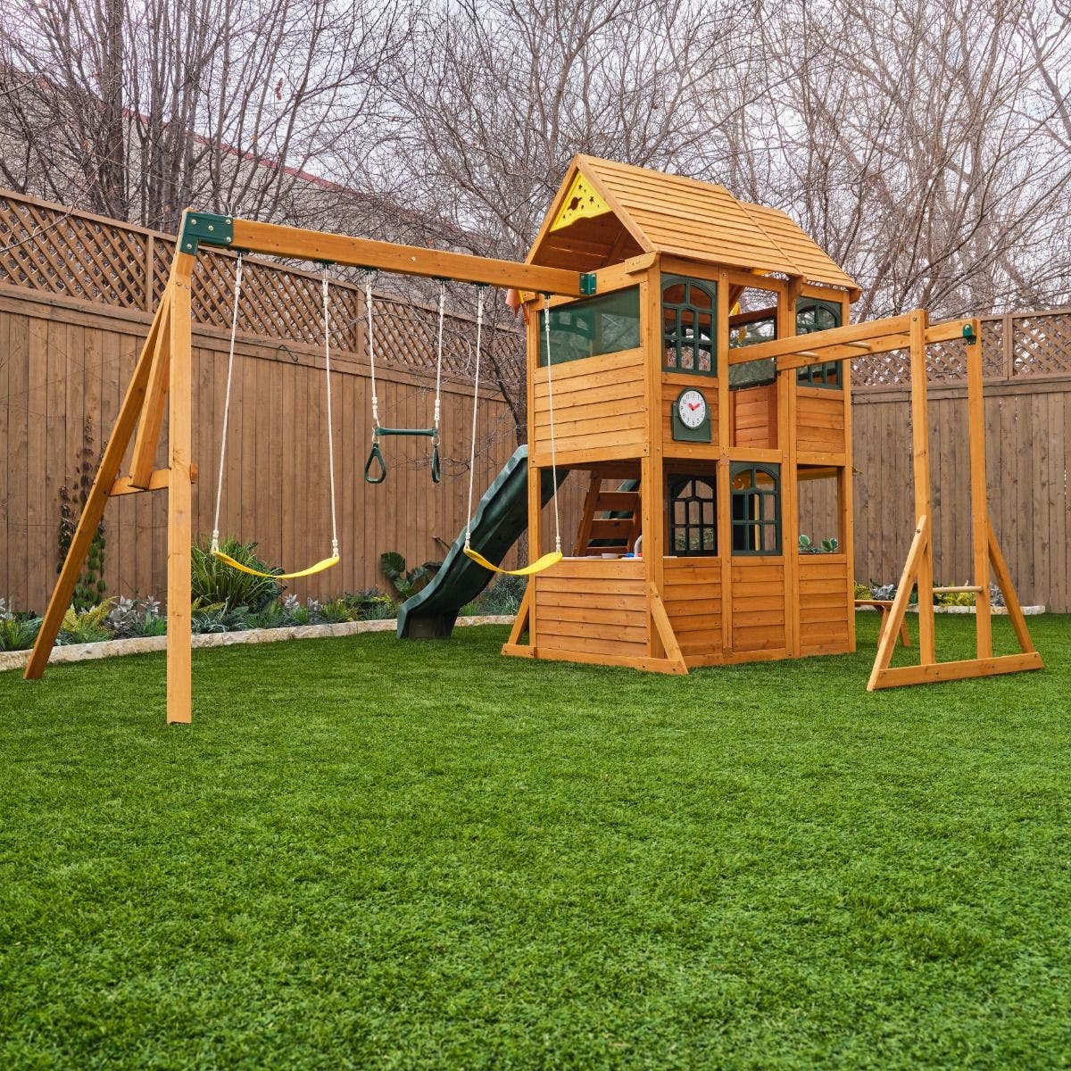 Buy Kidkraft Overland Heights Swing Playground Set | Yallatoys.com