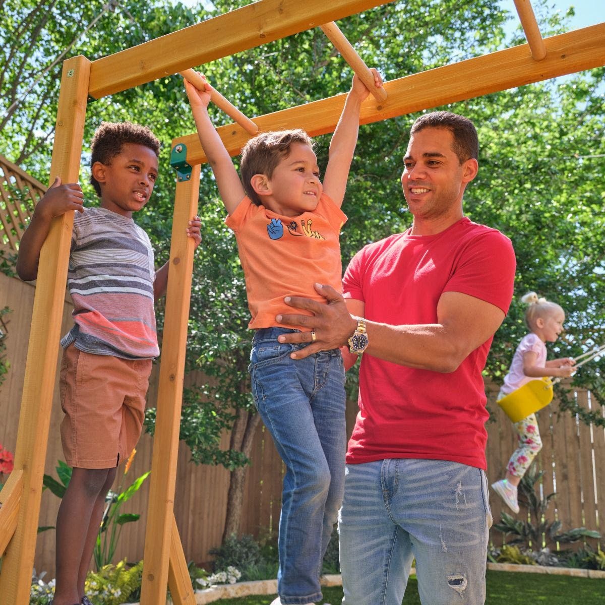 Buy Kidkraft Overland Heights Swing Playground Set | Yallatoys.com