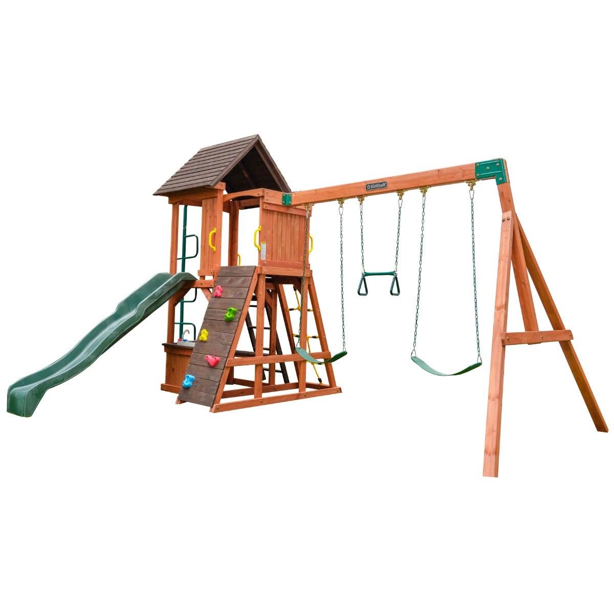 Buy Kidkraft Raptor Trail Wooden Swing Set | Yallatoys.com