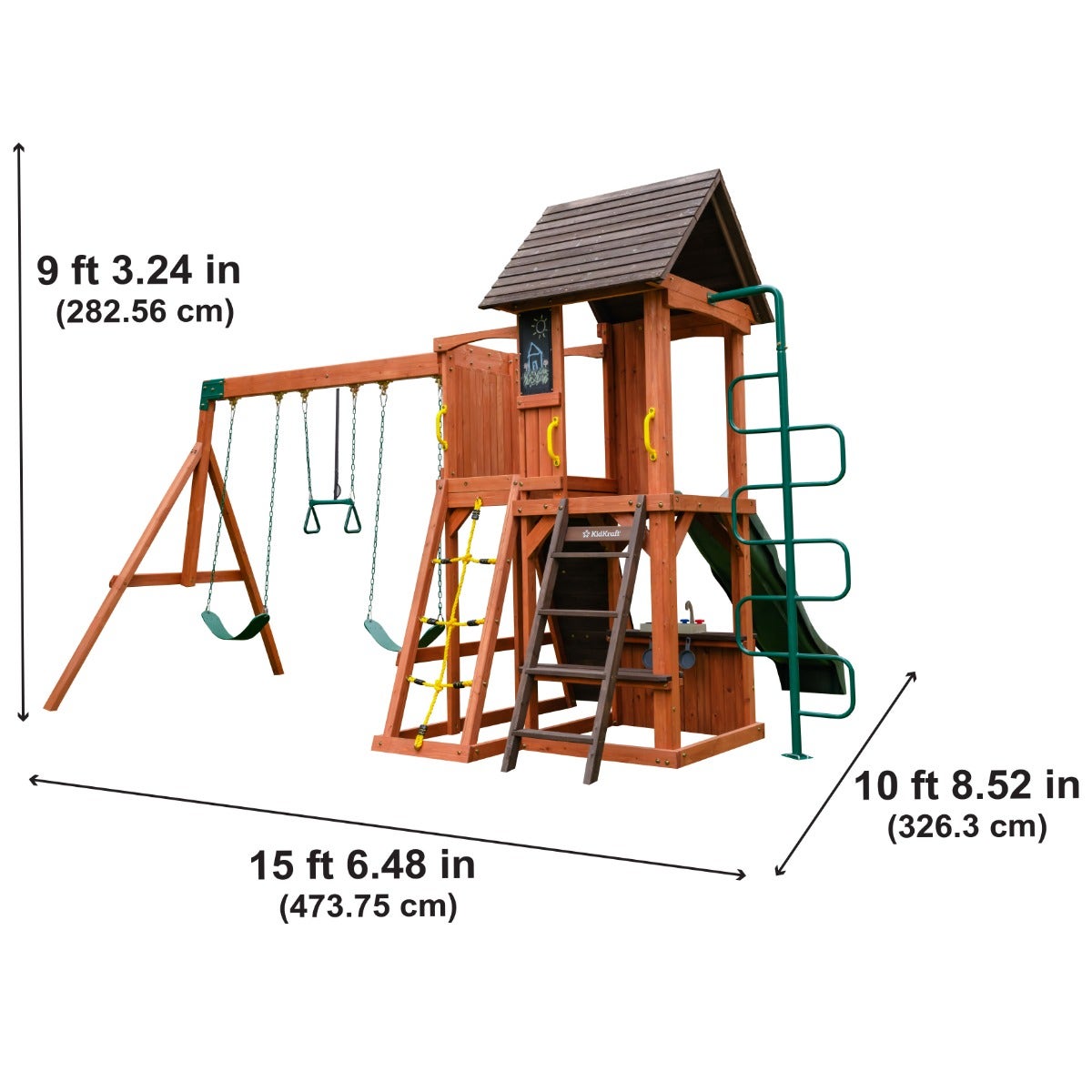 Buy Kidkraft Raptor Trail Wooden Swing Set | Yallatoys.com