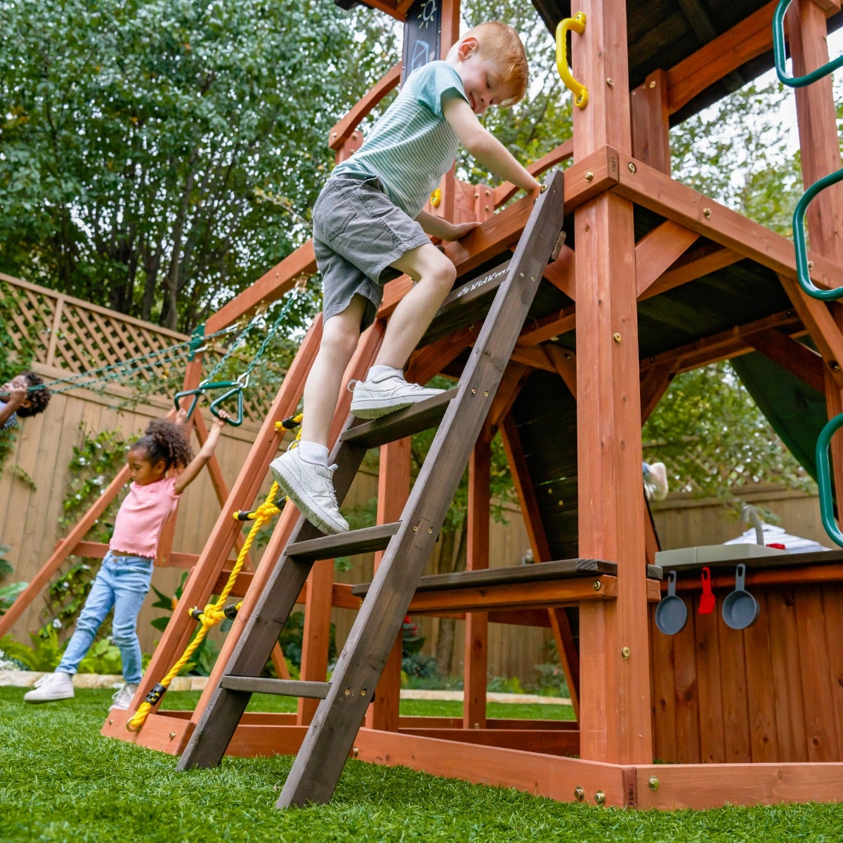 Buy Kidkraft Raptor Trail Wooden Swing Set | Yallatoys.com