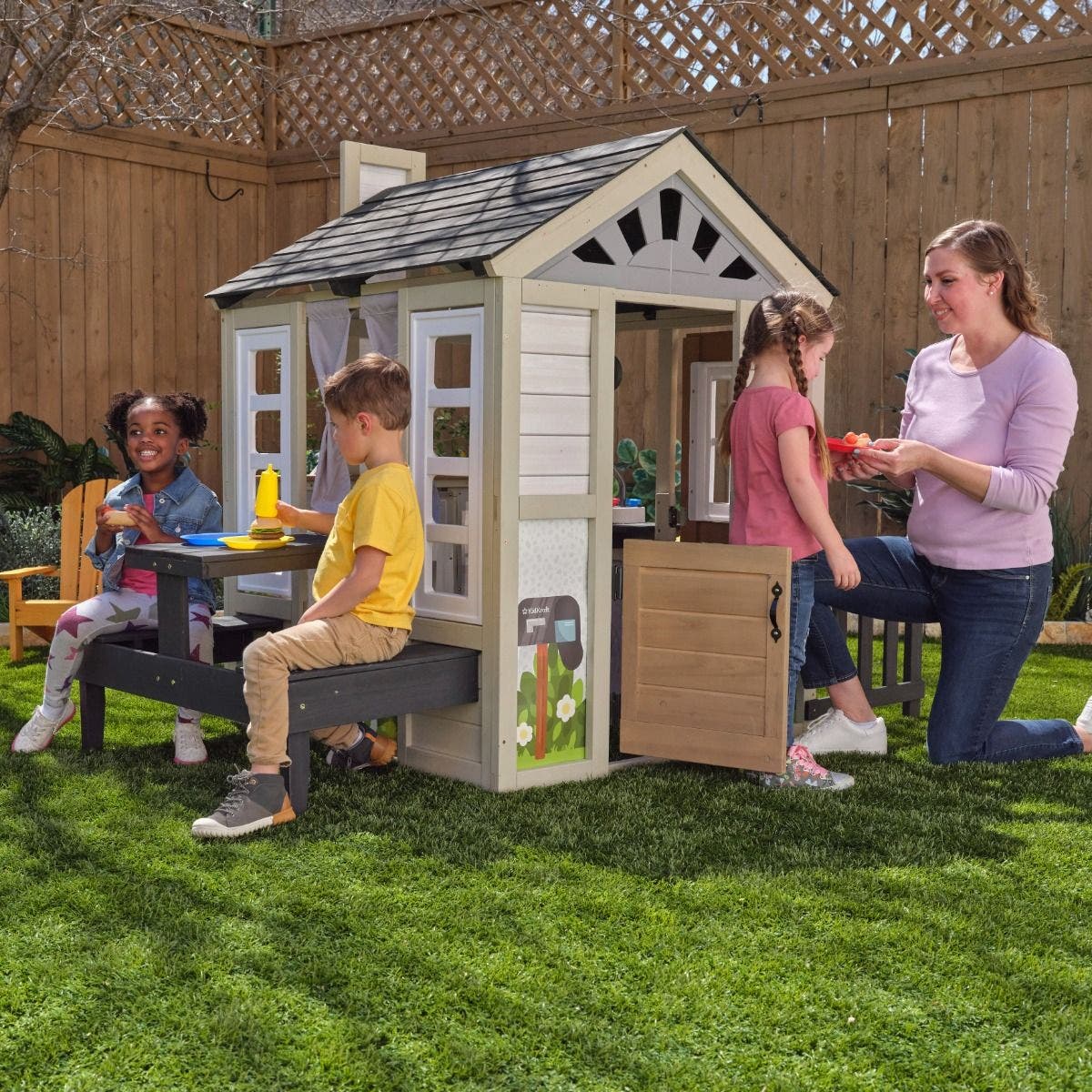 Buy Kidkraft Cozy Hearth Cabin Playhouse | Yallatoys.com