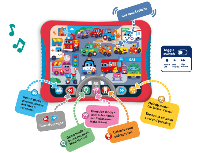 Buy Kids Hits Hit Pad Cars And Trucks | Yallatoys.com