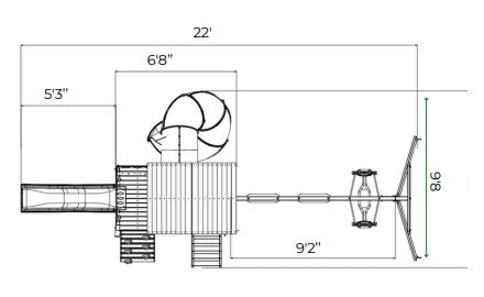 Buy Kiddoro Little Heros Hq Swing Set | Yallatoys.com