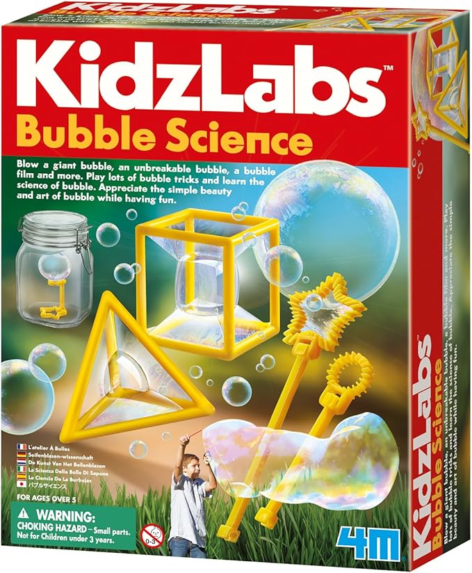 kids bubble experiment toy set