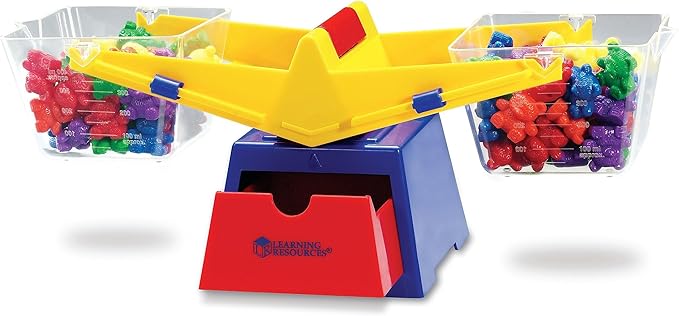 kids counting balance bear toy