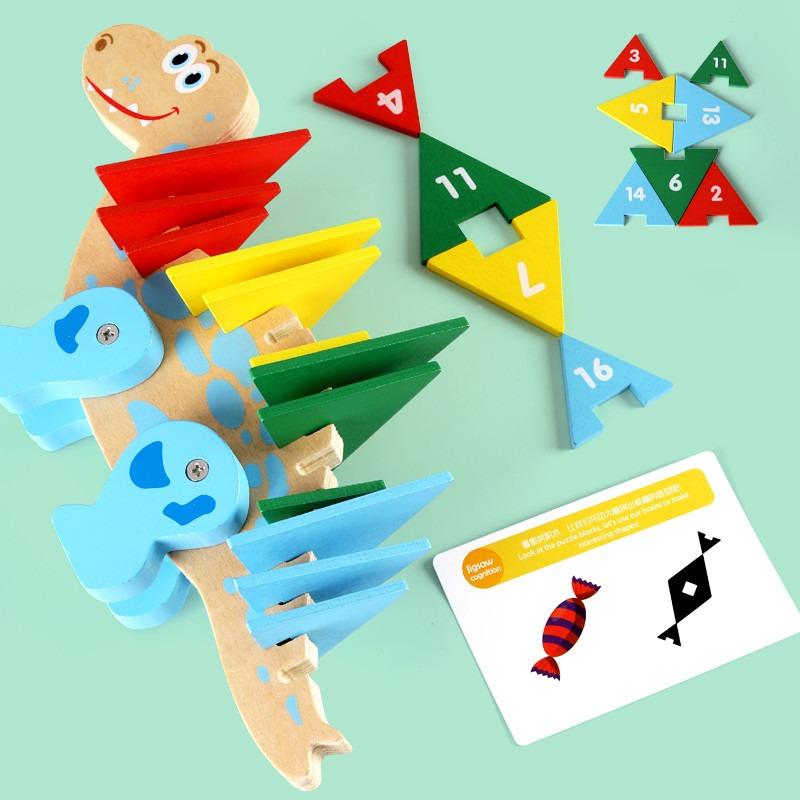 kids dinosaur logic puzzle game